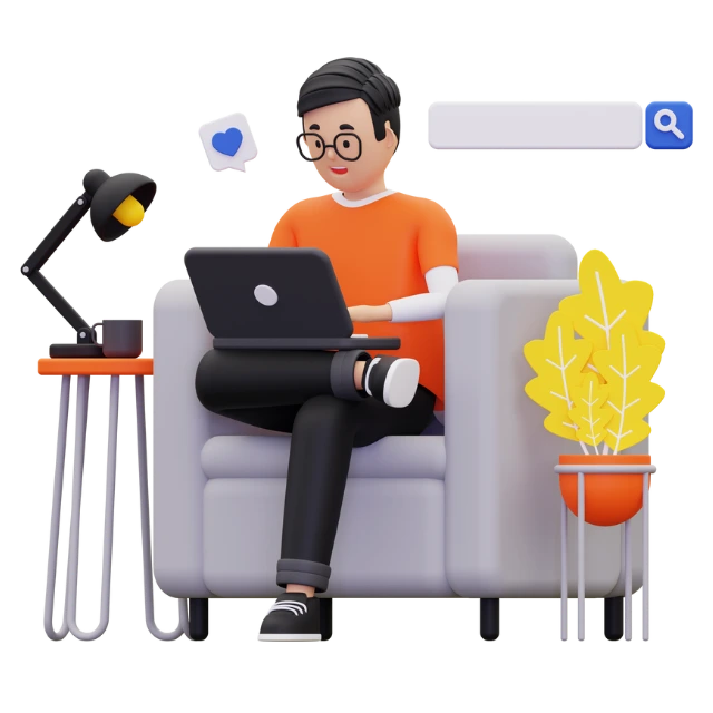 Image illustration for SEO and Social media
