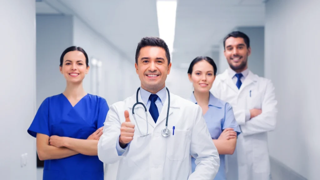 Modern doctor website design for medical professionals