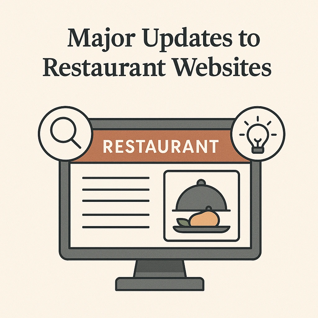 SEO and social media in restaurant website design